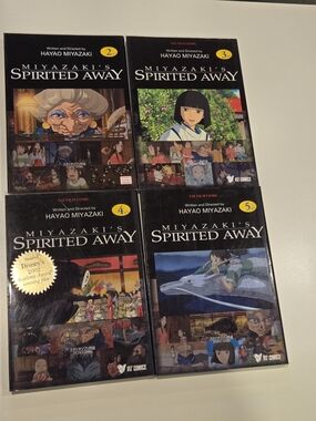 Hayao Miyazaki - Spirites Away Manga Volumes 2-4